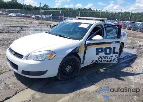 2016 Chevrolet Impala Limited Police из США, поврежденный, VIN 2G1WD5E31G1164962